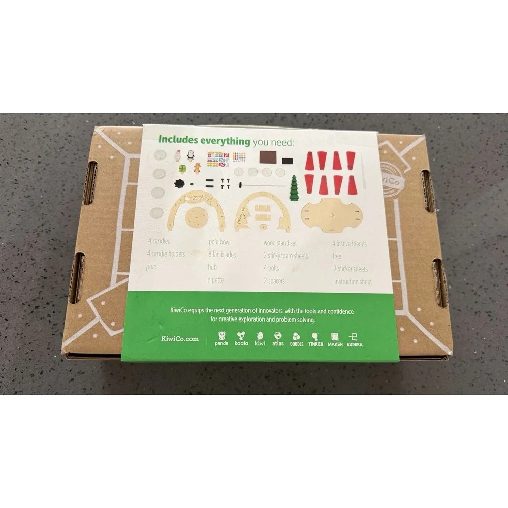 New Kiwi Co.‎ Christmas Candle Carousel Make It Yourself Kit Engineering